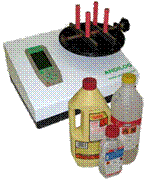 Bottle tester with safety cap