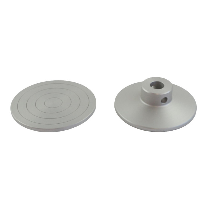 Quick connect compression platen