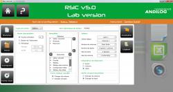 RSIC-LAB vue du tableur 