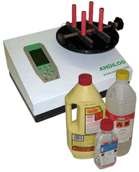 Bottle tester with safety cap