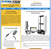 Com-ten launches its new materials
testing machines